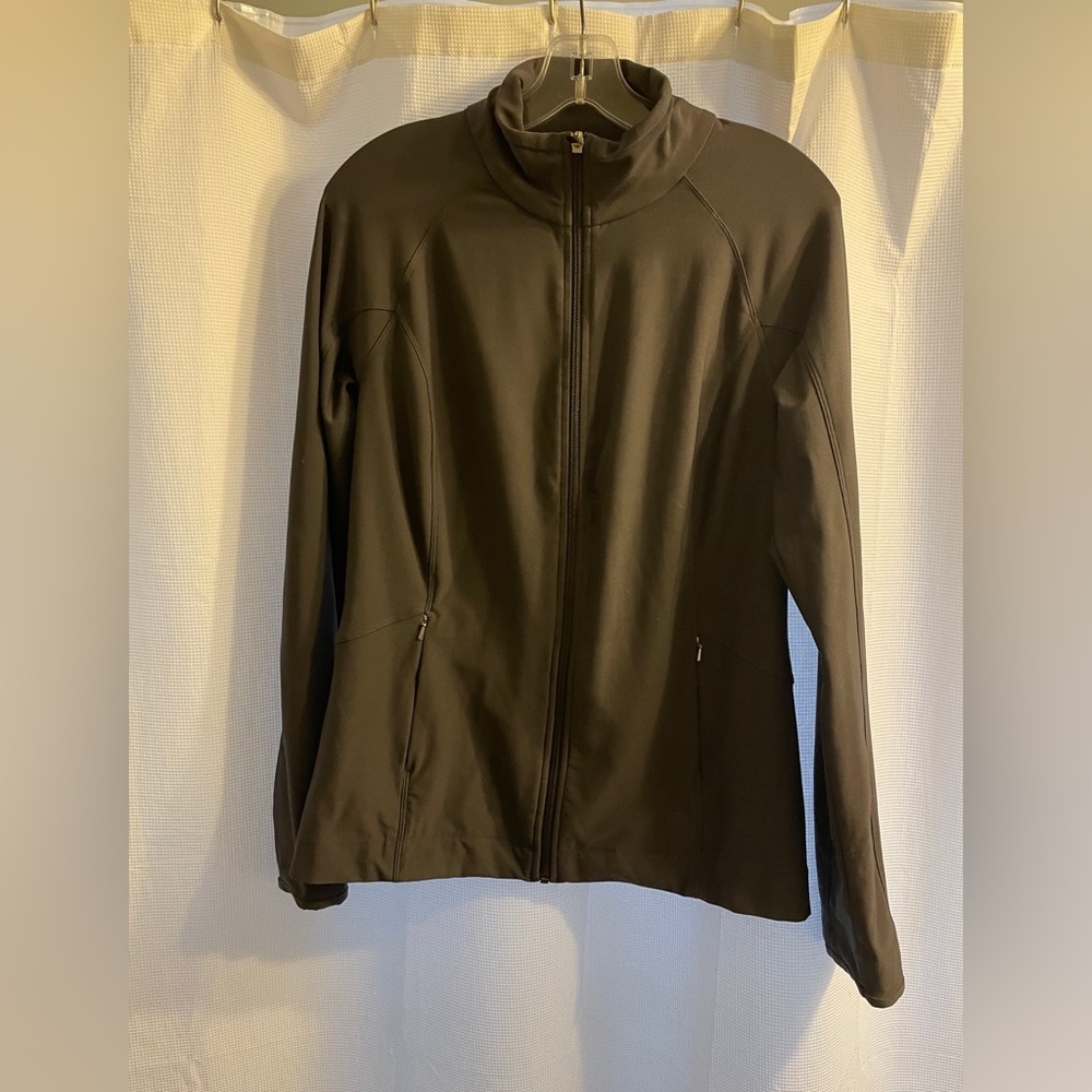 LUCY tech gray zip up size medium